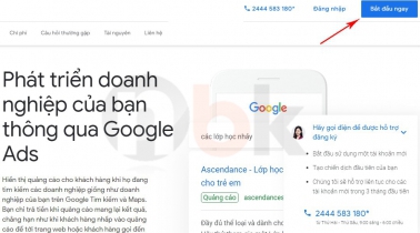 Các bước tạo tài khoản Google Adwords thành công cho bạn