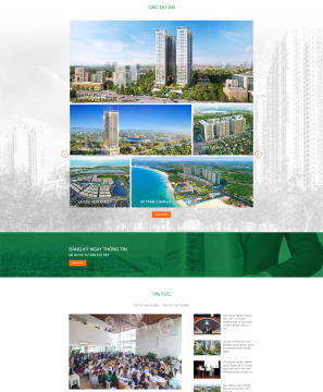 Mẫu website Công Ty Propertyx Hưng Thịnh