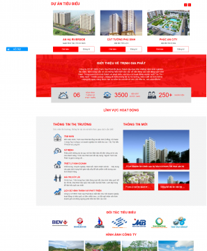 Mẫu website Trịnh Gia Phát