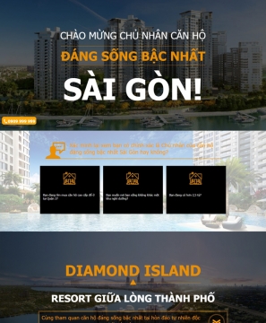 Mẫu website dự án Cam Ranh City